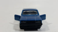 Majorette Volvo 760 GLE Sedan No. 230 Dark Teal Blue 1/61 Scale Die Cast Toy Car Vehicle with Opening Doors