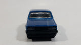 Majorette Volvo 760 GLE Sedan No. 230 Dark Teal Blue 1/61 Scale Die Cast Toy Car Vehicle with Opening Doors