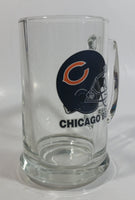 Chicago Bears NFL Football Team 5 1/2" Glass Beer Mug Cup with Helmet Graphic