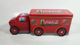 Drink Coca-Cola Coke Delicious Refreshing Semi Truck Shaped Tin Metal Container