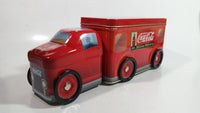 Drink Coca-Cola Coke Delicious Refreshing Semi Truck Shaped Tin Metal Container