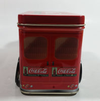 Drink Coca-Cola Coke Delicious Refreshing Semi Truck Shaped Tin Metal Container