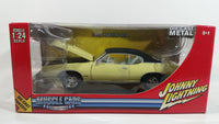 2006 Johnny Lightning Muscle Cars Collection 1968 Pontiac GTO Light Yellow 1/24 Scale Die Cast Toy Car Vehicle New In Box