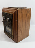 Vintage Olde Time Reproductions Created From Original Post Office Lock Boxes Combination Code Safe Wooden Cased Coin Bank Numbered 5608