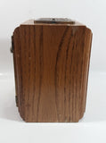 Vintage Olde Time Reproductions Created From Original Post Office Lock Boxes Combination Code Safe Wooden Cased Coin Bank Numbered 5608
