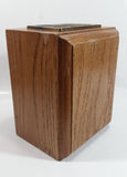 Vintage Olde Time Reproductions Created From Original Post Office Lock Boxes Combination Code Safe Wooden Cased Coin Bank Numbered 5608