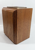 Vintage Olde Time Reproductions Created From Original Post Office Lock Boxes Combination Code Safe Wooden Cased Coin Bank Numbered 5608