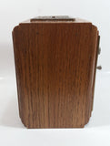 Vintage Olde Time Reproductions Created From Original Post Office Lock Boxes Combination Code Safe Wooden Cased Coin Bank Numbered 5608