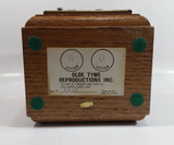 Vintage Olde Time Reproductions Created From Original Post Office Lock Boxes Combination Code Safe Wooden Cased Coin Bank Numbered 5608