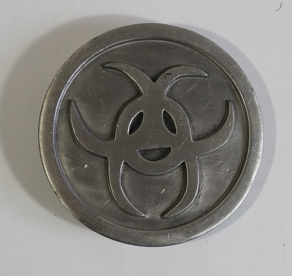 Biohazard Themed Metal Belt Buckle