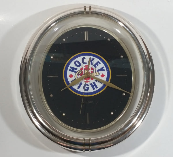 CBC HNIC Hockey Night In Canada Oval Shaped Quartz Clock