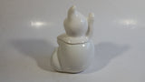 White Ghost Shaped Boo! Ceramic Candy Jar