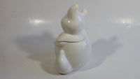 White Ghost Shaped Boo! Ceramic Candy Jar