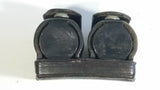 HKS Med 103 Leather Double Speed Loader Black Belt Clip