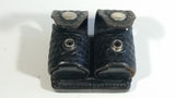 HKS Med 103 Leather Double Speed Loader Black Belt Clip