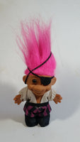 Russ Trolls Pirate Troll with Pink Hair 5" Tall Figure