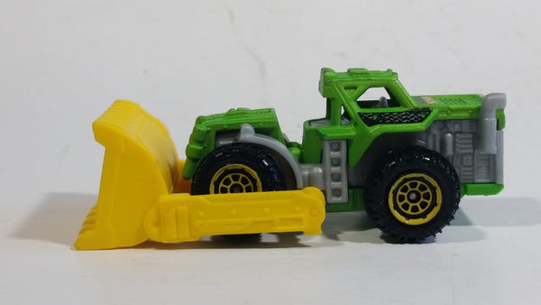 2016 Matchbox MBX Construction Mound Mover Matte Green Die Cast Toy Car Vehicle