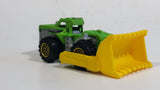 2016 Matchbox MBX Construction Mound Mover Matte Green Die Cast Toy Car Vehicle