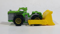 2016 Matchbox MBX Construction Mound Mover Matte Green Die Cast Toy Car Vehicle