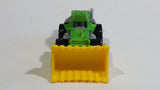 2016 Matchbox MBX Construction Mound Mover Matte Green Die Cast Toy Car Vehicle