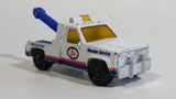 1997 Matchbox GMC Wrecker Truck CAA White Die Cast Toy Car Vehicle