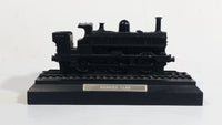 Pannier Tank Engine Train Railroad Locomotive Black Sculpture Made of Real Coal