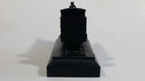 Pannier Tank Engine Train Railroad Locomotive Black Sculpture Made of Real Coal