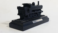 Pannier Tank Engine Train Railroad Locomotive Black Sculpture Made of Real Coal