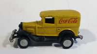 Vintage Coca Cola Coke Yellow Cast Iron Delivery Truck Toy Car Vehicle