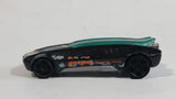 2014 Hot Wheels HW Race Thrill Racers Whip Creamer II Metalflake Black Die Cast Toy Car Vehicle w/ Sliding Canopy