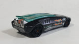 2014 Hot Wheels HW Race Thrill Racers Whip Creamer II Metalflake Black Die Cast Toy Car Vehicle w/ Sliding Canopy