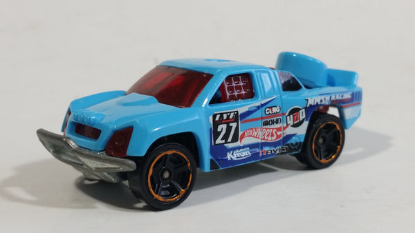 2015 Hot Wheels HW Off-Road Road Rally Off Track Baja Truck #27 Light Blue Die Cast Toy Car Vehicle