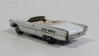 Vintage 1981 Warner Bro. ERTL Dukes of Hazzard Boss Hogg Cadillac Convertible White Die Cast Toy Car Vehicle TV Show Collectible