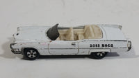 Vintage 1981 Warner Bro. ERTL Dukes of Hazzard Boss Hogg Cadillac Convertible White Die Cast Toy Car Vehicle TV Show Collectible