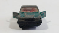 Majorette Volvo 760 GLE Sedan No. 230 Green 1/61 Scale Die Cast Toy Car Vehicle with Opening Doors