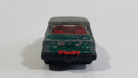 Majorette Volvo 760 GLE Sedan No. 230 Green 1/61 Scale Die Cast Toy Car Vehicle with Opening Doors