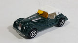 Vintage 1980s Majorette Morgan Hard Top Convertible Dark Green and White No. 261 1/50 Scale Die Cast Toy Car Vehicle Made in France