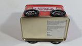 Drink Coca-Cola In Bottle 5 Cents Coke Trailer Shaped Tin Metal Container with Rolling Wheels