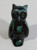 Vintage BMP Blue Mountain Pottery 3" Tall Owl Wildlife Bird Sculpture