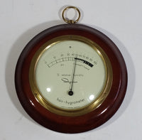 Rare Vintage Ingraham Hair - Hygrometer Wood Cased Relative Humidity Weather Instrument - Made in West Germany