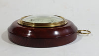 Rare Vintage Ingraham Hair - Hygrometer Wood Cased Relative Humidity Weather Instrument - Made in West Germany