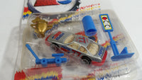 1990s Golden Wheel Special Edition Diet Pepsi Team Racer #77 Jimmy Peck Die Cast Toy Race Car Vehicle with Trophy, Car Jack, Blue Cone, and Traffic Light New in Package