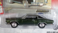 2004 Johnny Lightning Classic Gold Collection 1970 Chevy Monte Carlo Dark Green Die Cast Toy Muscle Car Vehicle New in Package