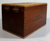 Vintage 1973 Toro La Pantera International Predator 25 Fine Cigars Diamond Collection Wooden Cigar Box Made in Honduras