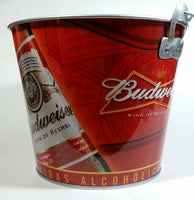 Budweiser King of Beers Metal Ice Bucket Pail