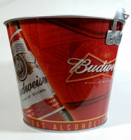 Budweiser King of Beers Metal Ice Bucket Pail