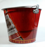 Budweiser King of Beers Metal Ice Bucket Pail