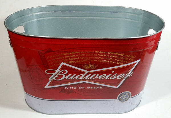 Budweiser King of Beers Metal Ice Bucket