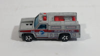 2008 Hot Wheels Rescue Rods Rescue Ranger Truck Silver Grey Die Cast Toy Car Vehicle