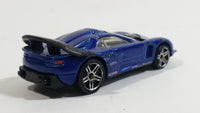 2010 Hot Wheels Hot Auctions Callaway C7 Metallic Blue Die Cast Toy Car Vehicle